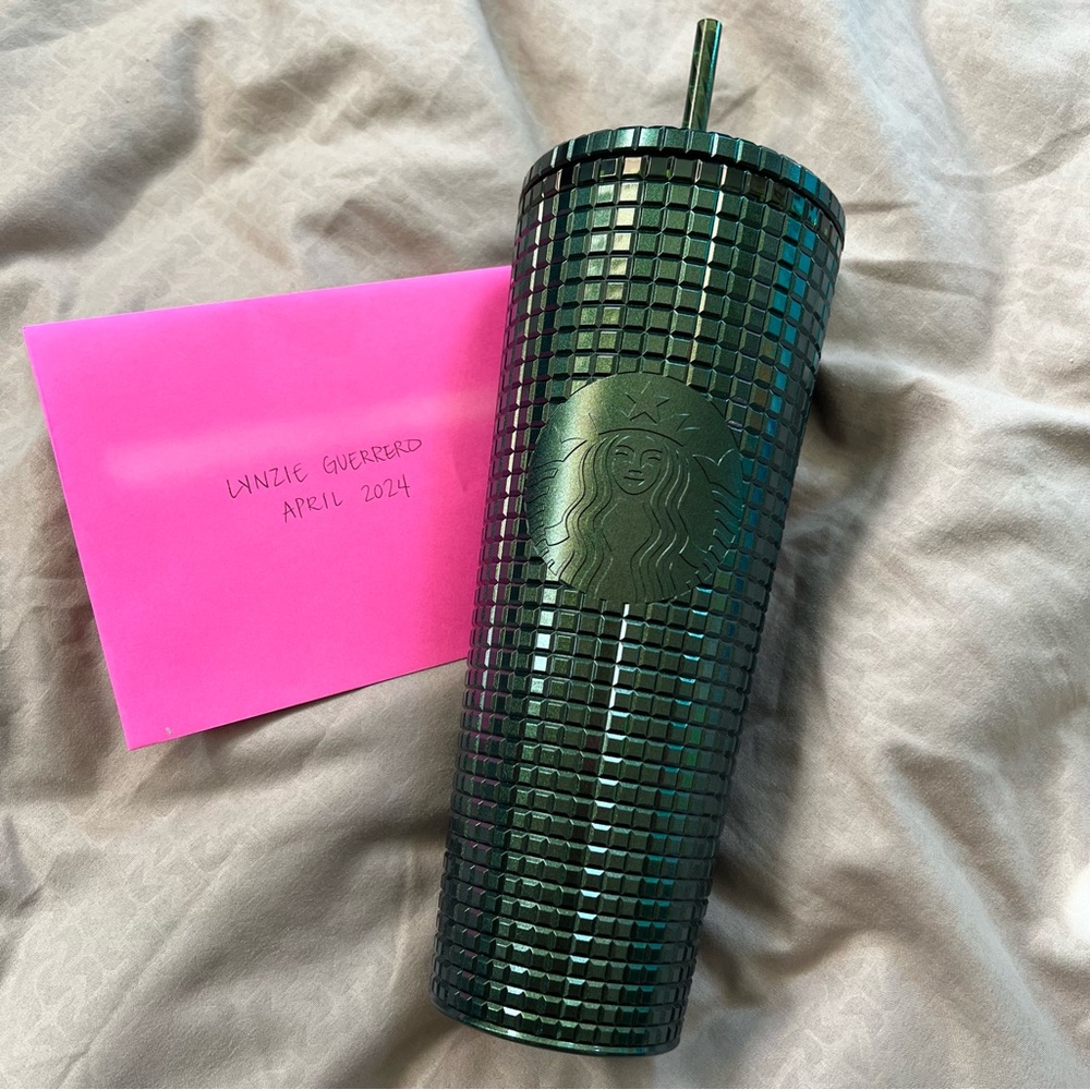 Green Glitter Grid